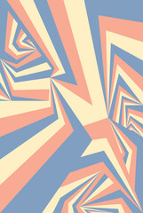 Fototapeta premium Abstract background with irregular gradient lines pattern