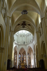 Fototapeta premium Abbatiale Saint-Germain à Auxerre, France 