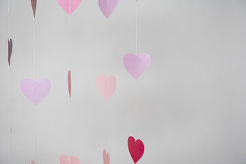 Coeurs de St Valentin volant pour les amoureux