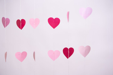 Plakat Coeurs de St Valentin volant pour les amoureux