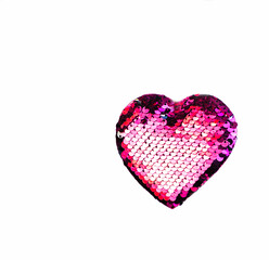 pink gift box on white backgroun isolated