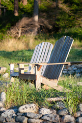 chairs in the garden