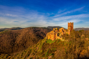 Château de Saint-Ulrich Ribeauvillé Alsace 68 France