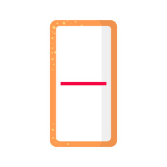 Empty domino bone cookie with heart for Valentine's Day or wedding.