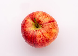 Apple on the white background.