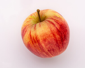 Apple on the white background.