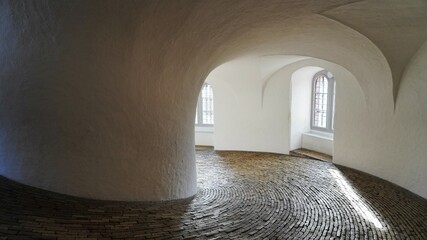 Equestrian staircase - spiral ramp / Reittreppe - Rundetårn, Copenhagen