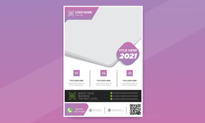 Template vector design for brochure, annual report, magazine, poster, corporate presentation, portfolio, flyer, infographic, layout modern with unique shapes. 