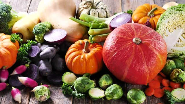 assorted of raw vegetables- health food
