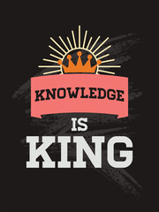 Inspirational quote. Motivational quote poster design. Typography quote on blackboard.