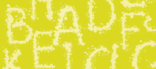 Tło z literami © Hanna