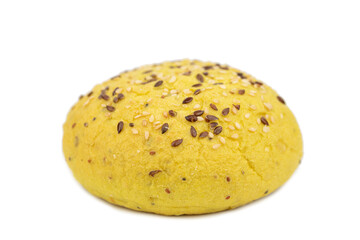The fresh turmeric bun with seeds