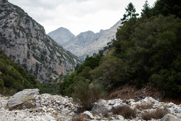 road in the mountain, landscape view of countryside