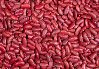 red bean seeds close up top view High quality photo