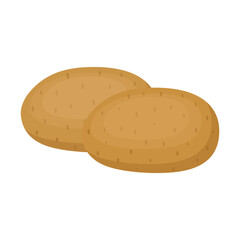 Potato, vector illustration
