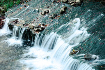 Müllerthal oder Müllerdall in Luxemburg in Herbst