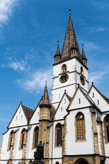 Fototapeta na wymiar Lutheran Cathedral of Saint Mary, Sibiu, Romania.