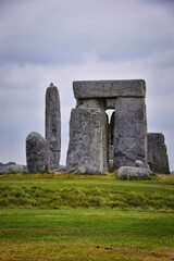 Stonehenge prehistoric monument on Salisbury Plain in Wiltshire, England, United Kingdom, September...