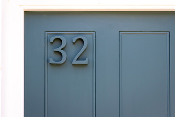 House door number 32