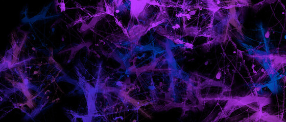Grunge blue purple background with smoke
