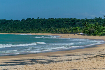 foto da praia de Trancoso, Bahia. Retirada em viagem de férias