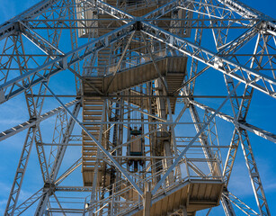 der neu restaurierte Berliner Funkturm auf dem Messegelände