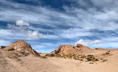 Siloli Desert is located in the Eduard Avaroa Nature Reserve of Bolivia. Incredible lunar-Martian landscapes, bizarre stones, rocks, sand. A real adventure. 