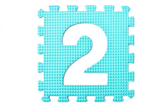 Foam puzzle nomber two kid arithmetic game