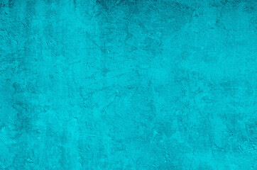 Fototapeta na wymiar Blue grunge wall background texture