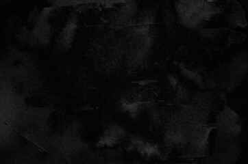 Abstract black watercolor background texture