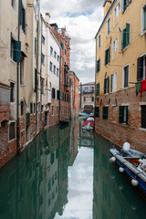 Fototapeta na wymiar Rio della Misericordia in Cannaregio District, Venice