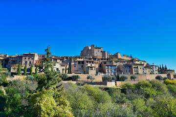 Obraz na płótnie Canvas Alquézar municipio de la Sierra de Guara en la comarca del Somontano en Huesca - Spain