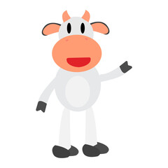 Cartoon cow for kids and teens,Toy simple design.