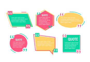 Chat talk bubble icon logo vector. Message icon. Quote on white background. Vector background. Frame template.