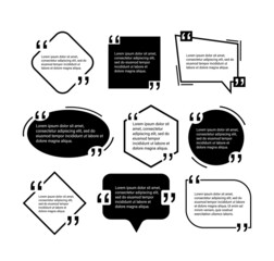 Chat talk bubble icon logo vector. Message icon. Quote on white background. Vector background. Frame template.