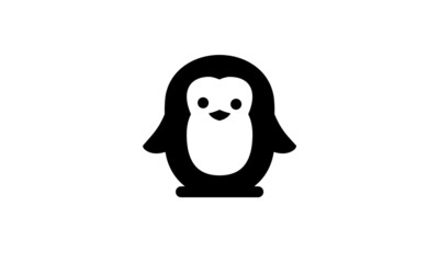 Vector black Christmas icon on white background