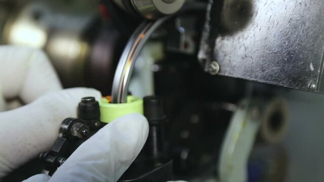 Industrial production and transformer winding.