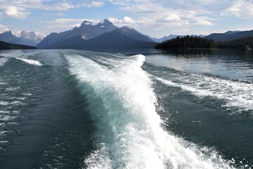 surfing in the lake