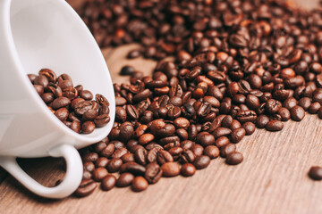  coffee beans freshly brewed beverage close-up food