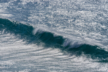 View on the wave from above.