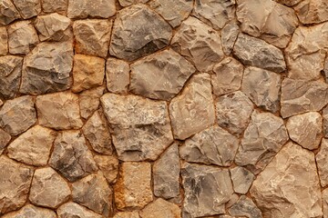 Brown natural stone wall pattern and background texture