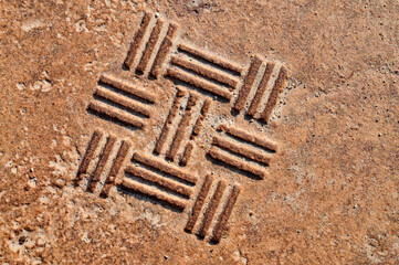 Well cover casting texture