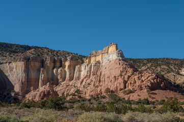 Cliffs and mountains in New Mexico