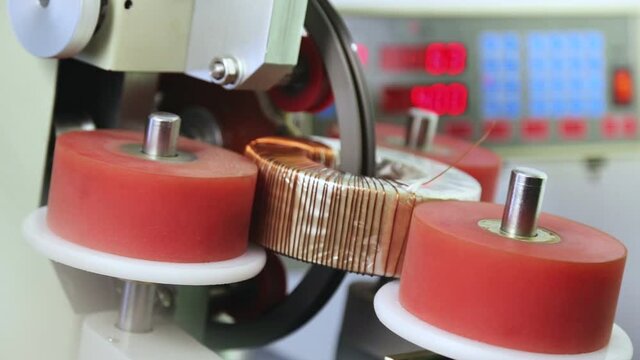Industrial production and transformer winding.