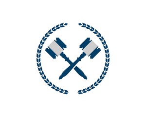 Circular wheat with cross law hammer inside