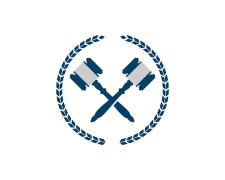 Circular wheat with cross law hammer inside