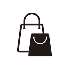 Shopping bag icon vector illustration symbol