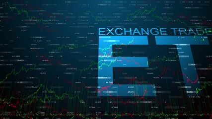 ETF or ETFs Exchange Traded Funds Stock Market Investment Product