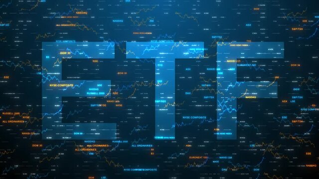 ETF or ETFs Exchange Traded Funds Stock Market Investment Product