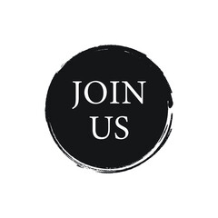 Join us icon design isolated on white background